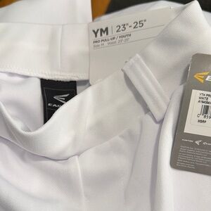 Easton Youth Pro Pull-Up Pants in White